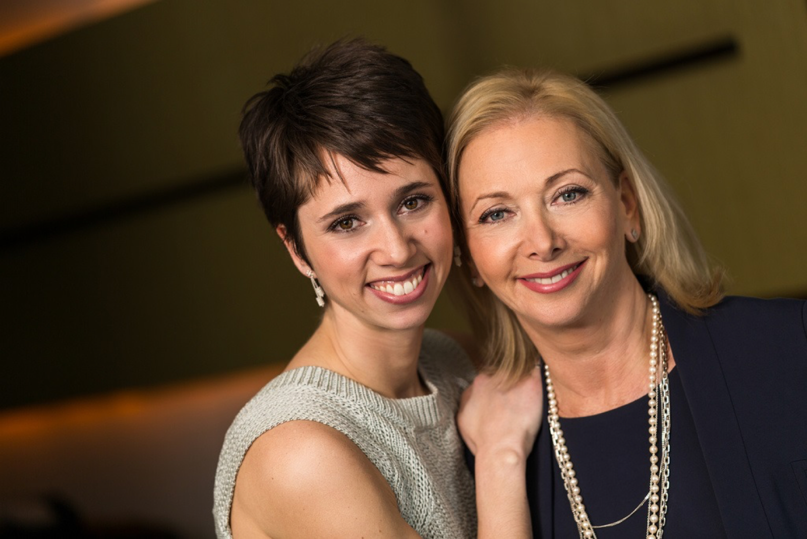 mother and daughter businesspeople